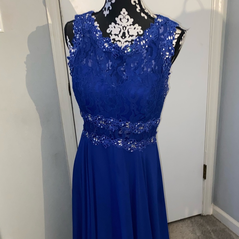 Blue formal dress